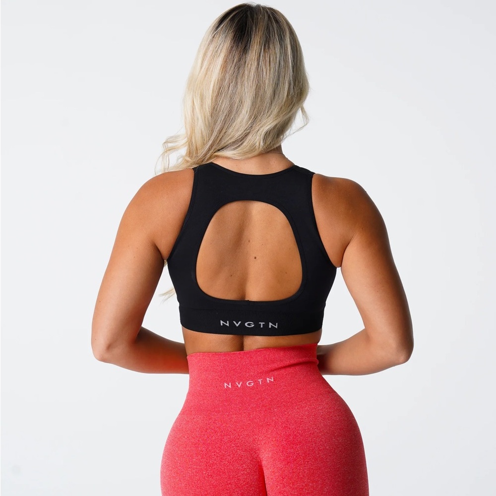 PRICE DROP - NVGTN Black Pursuit Seamless Bra